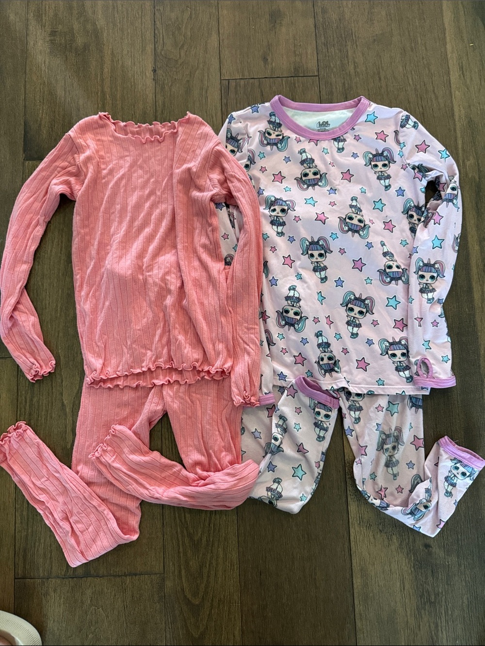 Pink Girls' Pajama Set - Two Pack